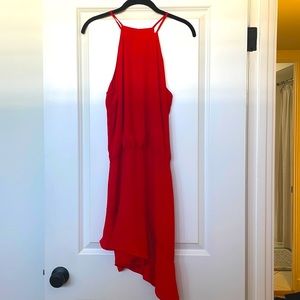 Krisa Cherry Red Dress, Size S